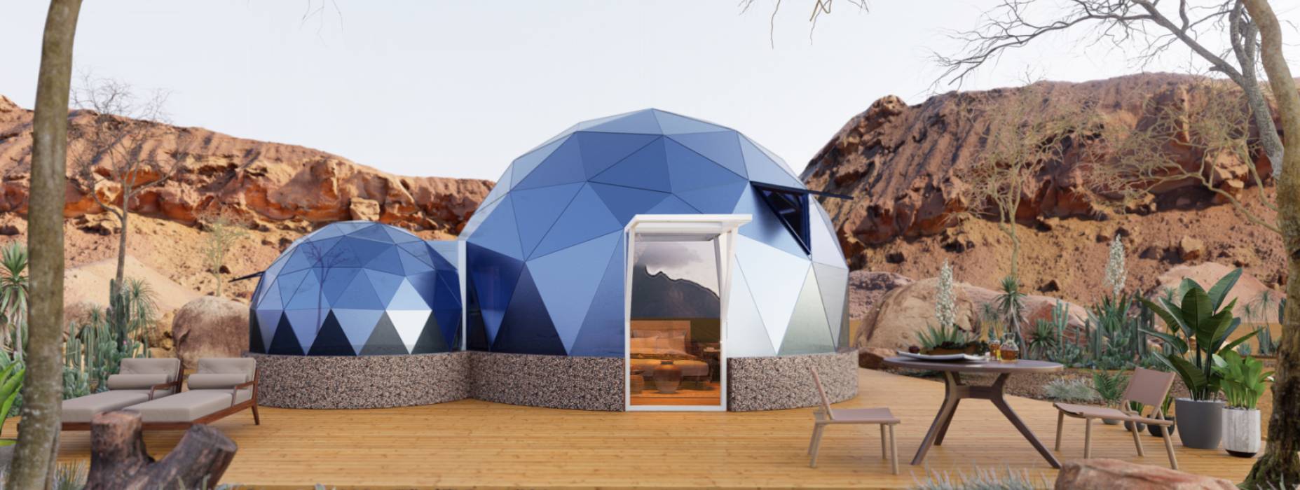 庄浪县球形智能光伏玻璃星空房